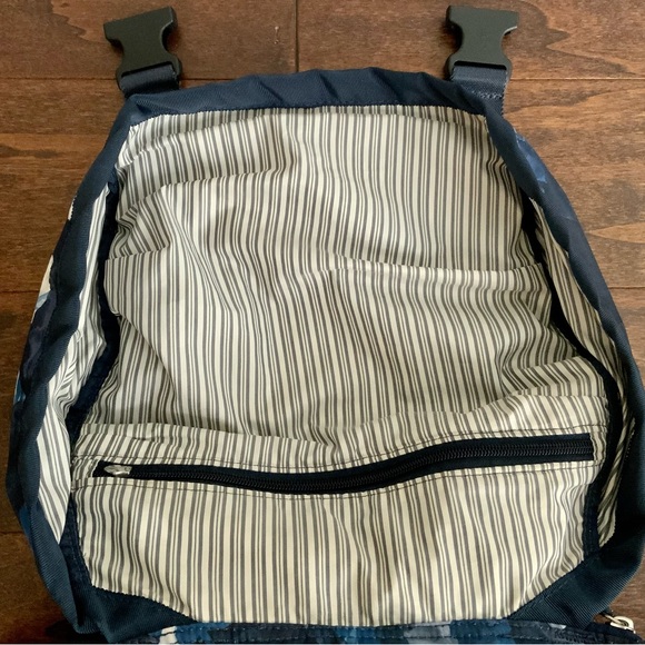 Lululemon Traveling Yogini Rucksack Backpack Gym Yoga Weekend Overnight Bag Blue - Picture 6 of 16